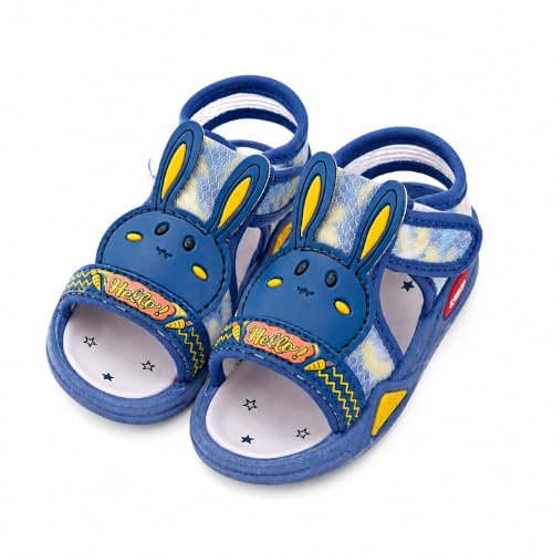 Image of Kids Sports Sandals Lightweight Breathable Anti Slip Comfortable Velcro Footwear for Boys and Girls