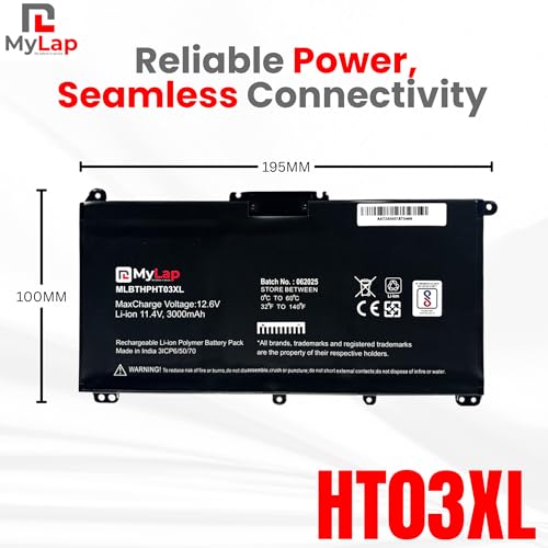 Image of MYLAP HT03XL | 14 Month Replacement Warranty | HT03XL L11119-855 Battery for HP Pavilion 14-CE 14-CF 14-DF 15-CS 15-DA 15-DB 15-DW TPN-I130 /I131 /I132 L11421-422 920046-121 l11119-855 Battery