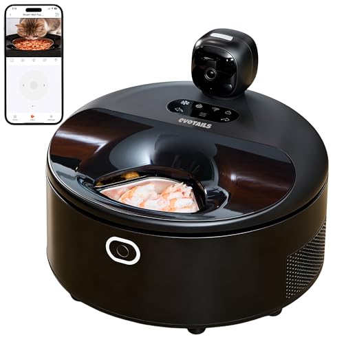 EVOTAILS Wet Food Feeder with Camera