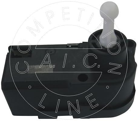 Actuator for electric headlight range adjustment