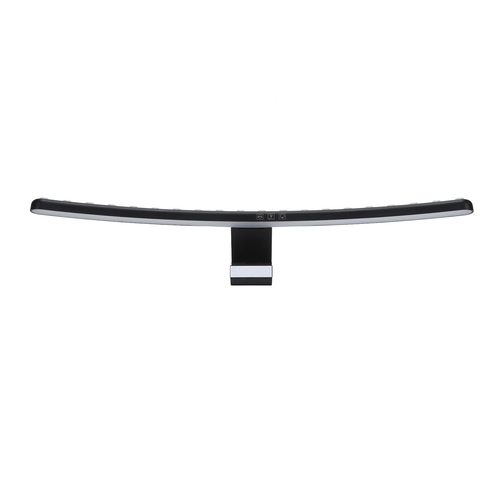 Barre lumineuse LED pour écran, lampe incurvée pour moniteur d’ordinateur avec design asymétrique respectueux des yeux, commande tactile, 3 températures de couleur, gradation