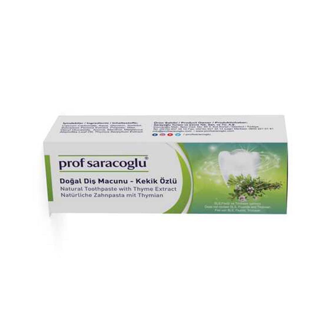 Prof Saracoglu Kekik Özlü Diş Macunu 75ml