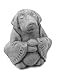 Modern Artisans Meditating Dog - Cast Stone Desk Pet, 3