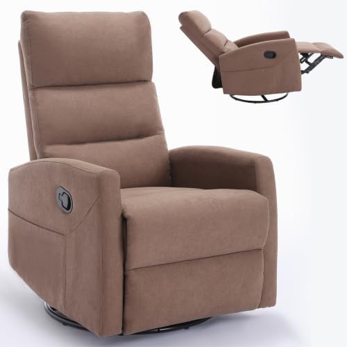 Dual Motor Power Lift Recliner Chair for Elderly,Heavy Duty 400 lbs, Oversized with Heat & Massage,Zero Gravity Lay Flat, Adjustable Lumbar Support, Electric Lift Assist Recliner (Brown+Polyester)
