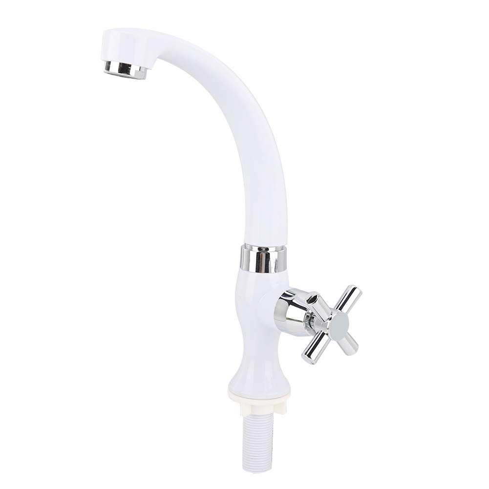 Alvinlite Cold Water Outdoor Faucet Single Type Cold Faucet Water Tap Single Hole Bathroom Sink Faucet for Bathroom — view 6