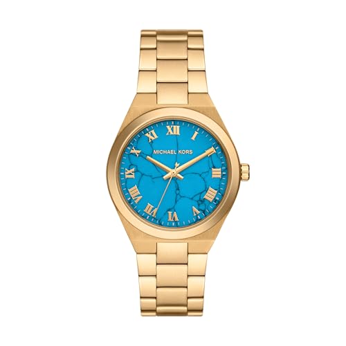 Consejos para Comprar Reloj Michael Kors Top 5. 48 Reloj Michael Kors, Modelo: MK7460 Lennox de acero inoxidable en color dorado para mujer