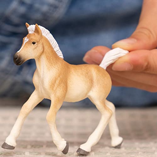 SCHLEICH Horse Club | Haflinger Fohlen 13951 | detailgetreues Pferd | tolles Geschenk für Mädchen und Jungen Pferde Spielzeug für Kinder ab 5 Jahren | 9 x 3 x 7cm
