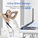 ICE COOREL Laptop Cooling Pad with 8 Cooling Fans, Cooling Pad for Laptop Fan 13-15.6 Inch, Laptop Cooler Stand with 6 Height Adjustable, Notebook Cooler Pad with Two USB Port [2025 Version]