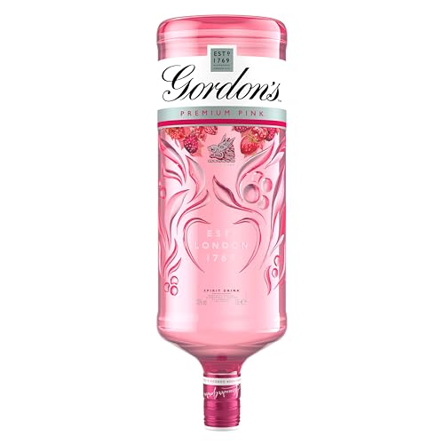 Gordons Premium Pink Gin | 35% vol | 1.5L | Distilled Gin | Juniper Taste with Flavours of Raspberry Strawberry & Redcurrant | Light & Refreshing