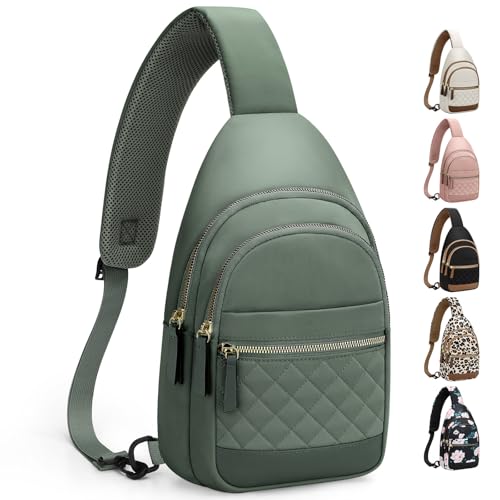 Capolo Crossbody Bags for Women Waterproof Sling Shoulder Bag Fanny Pack