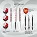 Shot! Michael Smith Game Day Steel Tip Dart Set 90% Tungsten Dart Barrels 23gm Professional Darts for Bristle Dartboard | Made in New Zealand