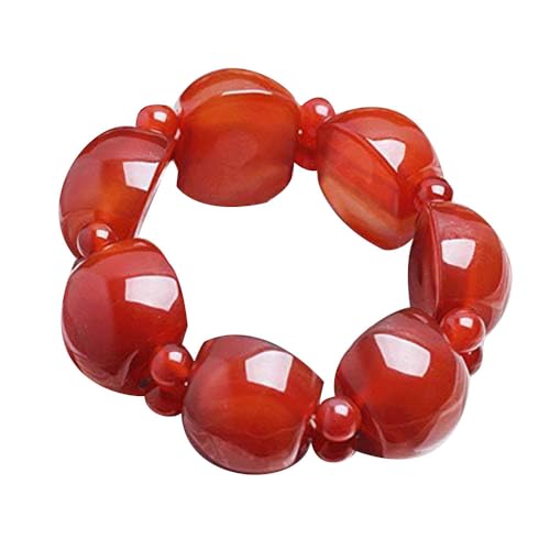 Bracelet rouge fait main de qualité supérieure en cordon tressé
