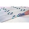 Peygran Tile Leveling System Clip 3 mm 1/8 (200-pack) DIY Tiles Leveler Spacers, Tile Leveling System for Professional Ceramic Tile and Stone Installation (3mm 1/8 Pack of 400)