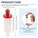 LOCOPOW 2530009 1/4 inline Fuel Filter for Polaris Sportsman 500 700 400 550 800 Scrambler Magnum 330 425 500 Trail Boss TrailBlazer 250 325 330 Hawkeye Xpresss Xplorer 300 400 Xpedition 325 425 Parts
