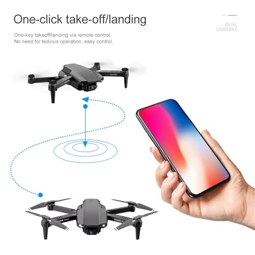 Image of FITIJA-Drone-with-4K-Camera-WiFi-FPV-1080P-HD-Dual-Foldable-RC-Drone-Altitude-Hold-Headless-Mode-Visual-Positioning-Auto-Return-App-Control-Multicolor-4 (D2)