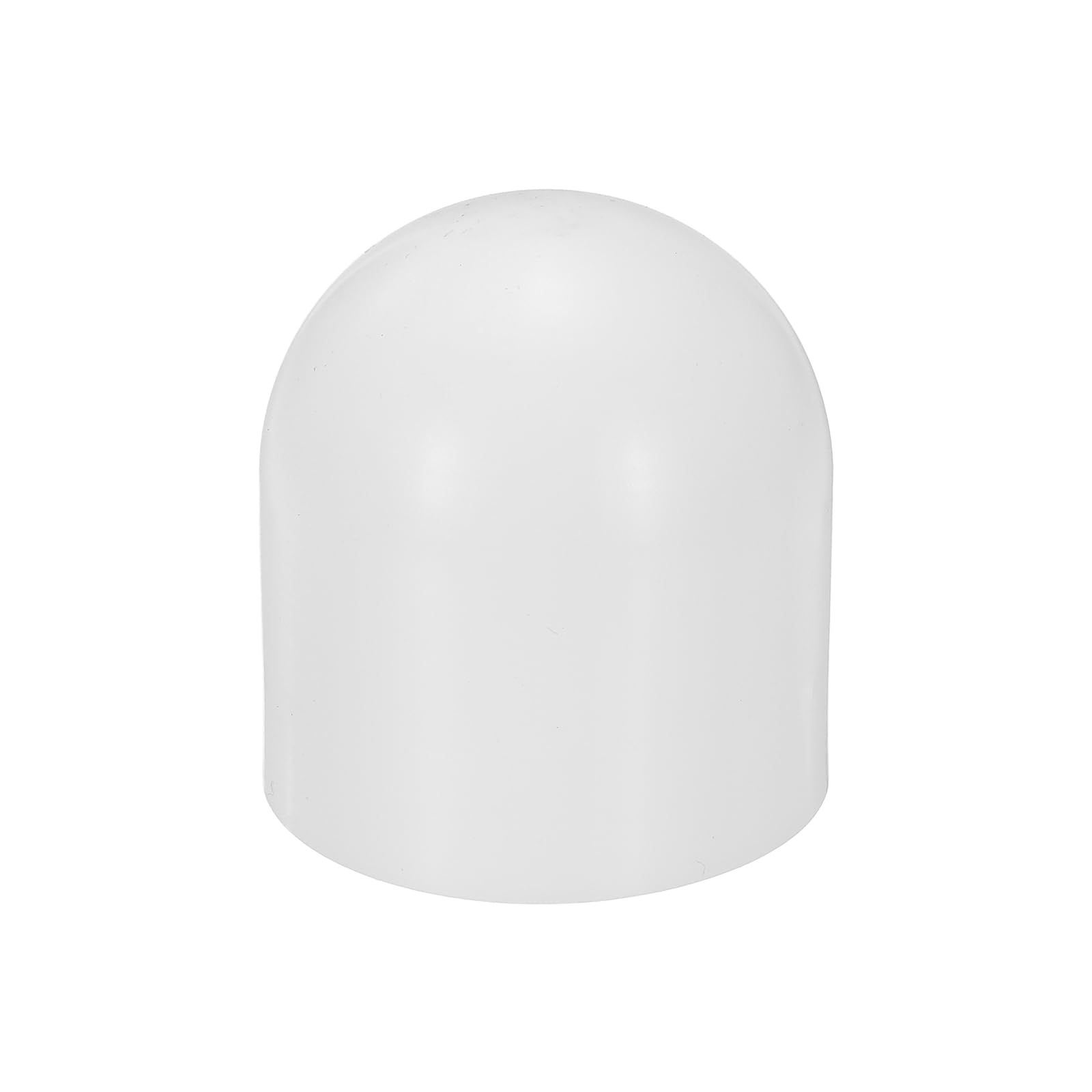 sourcing map Flashlight Diffuser Caps, 43mm ID x 50mm Height Flexible Silicone End Caps, Screw Thread Protector Covers for 44-46mm Torch LED Lights Furniture Tubing Bolt, Milk White