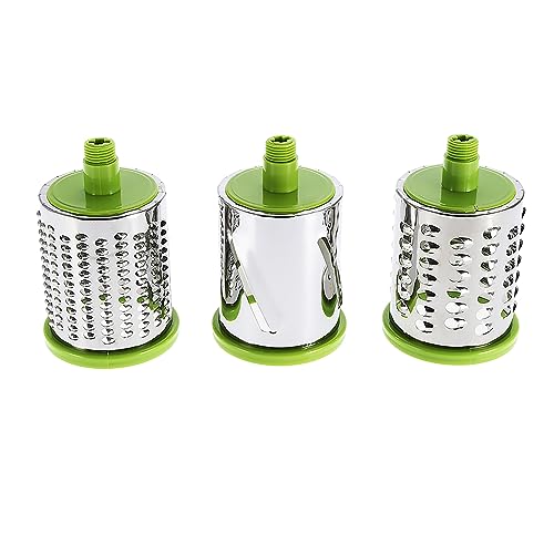 Rallador Giratorio Manual con 3 Tamices de Acero Inoxidable miniatura 2