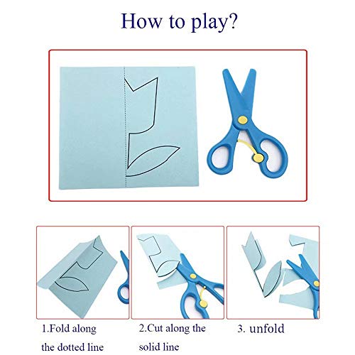 Conjunto divertido de corte de papel; corte de papel; arte de papel; livro de corte de atividade de