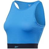 Reebok Mesh Crop ReeCycle, Horizon Blue, Small