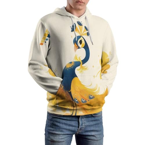 Sweatshirt pullover Paon Jaune : le pull mixte taille S parfait - 6