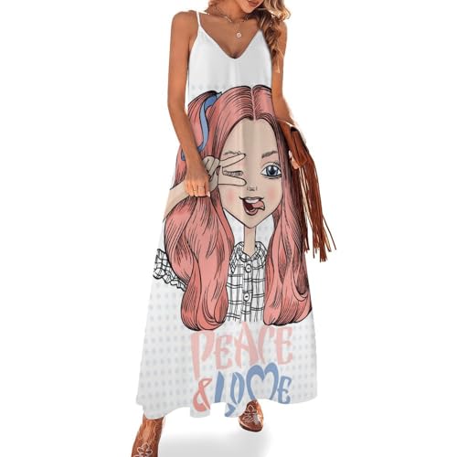 Robe longue d'été sans manches chic pour vos journées ensoleillées et soirées de plage