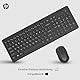 HP 330 Wireless Maus & Tastatur, QWERTZ, USB-A Dongle, 2,4-GHz Kabellos, 1600 DPI, Schwarz