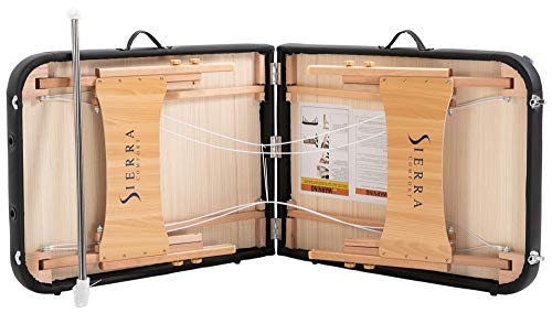 Sierracomfort Basic Portable Massage Table, Black #TOP2