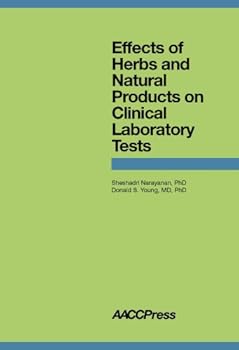 Paperback Effects of Herbs and Natural Products on Clinical Laboratory Tests Book