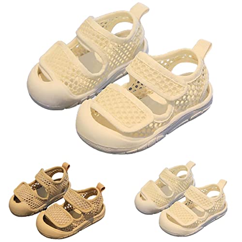 Summer New Mesh Soft Bottom Breathable Non Slip Solid Color Children's Fashion Casual Size 4 Sandals for Baby Girls2