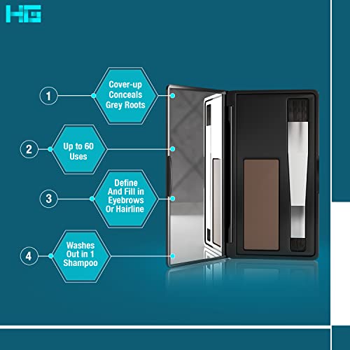 Hair Genetics Root Cover Up Hide Your Grey Hairs Roots Mineral Powder Technology Natural Looking Results In Seconds Root Touch Up Powder (Light Brown) #TOP3