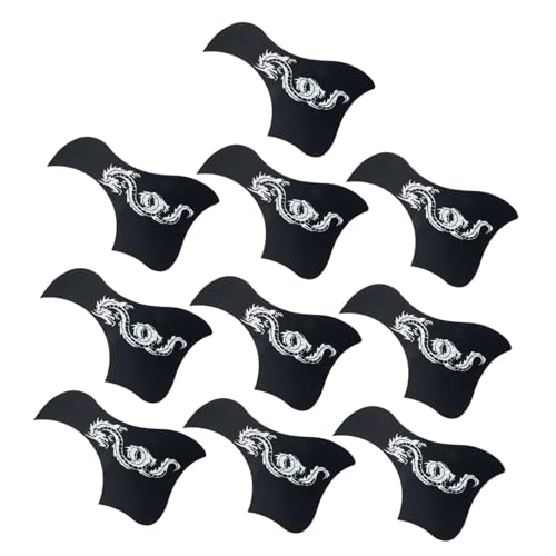 NULYLU �M�^�[�s�b�N�K�[�h �X�N���b�`�v���[�g 10������ �S���� Pvc �X�e�b�J�[ �A�R�[�X�e�B�b�N�M�^�[�p�[�c �f�R���[�V���� �X�N���b�`