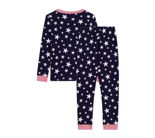 Pigiama bambino con gamba molto aderente in cotone con stelle stampate - 2