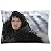 KASPL Jon Snow Game of Thrones Custom Pillowcase Pillow Sham Queen Pillow Cushion Case Cover Printed Copricuscini e federe (35cmx50cm)