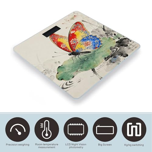 Báscula Digital de Baño con Pantalla LCD y Diseño Antideslizante miniatura 3