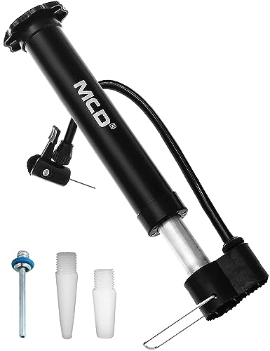 MCD Football Pump Set with Football Pump Needle, Nozzle, & Extension Hose, Ball Pump with Needle for Volleyball, Rugby, Balloon & other Inflatables Perfect Bike Pump for all Bikes, Basketball Pump