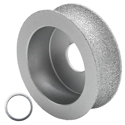 Meule à bords arrondis carrelage Hoypeyfiy 75x20x20mm pour marbre et granit