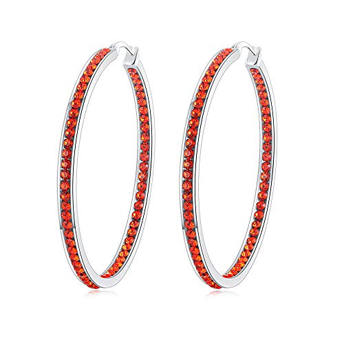 Cinily FH7723-FH7726 Ladies Earring Hoops Stainless Steel Hoop Earrings cover