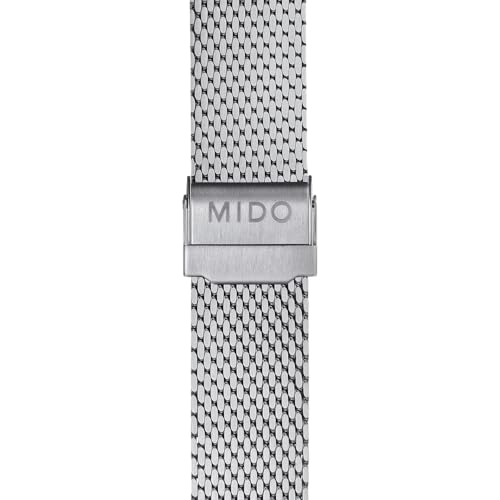 Image of MIDO Commander Icone - Swiss Automatic Chronometer Watch for Men - 42mm Stainless Steel Case - Integrated Bracelet