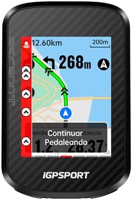 iGPSPORT BSC300T GPS Bicicleta, Pantalla Táctil Color 2,4'' GPS Bicicleta Computadora Navegación Mapas Compatible 130 Datos Compatibles de E-Bike, IPX7 Impermeable, Tipo-C
