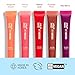 MIXIK 123 Lip Jelly, Sheer Glossy Lip Gloss with Vitamin 10 Complex & Nourishing Oils, Hydrating, Vegan, Cruelty-Free, Non-Sticky Jelly Lip Stain, 0.3 fl oz (9ml) (Peach Pink)