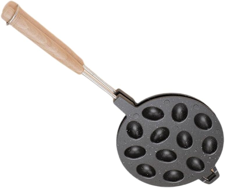 Oval Walnut Cookie Maker Pan Nonstick Baking Tool for Nut Waffles and Pastries Oven and Dishwasher Safe Bakewares