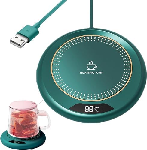 Chauffe-tasse USB - 3 Températures (55°C, 65°C, 75°C) - Arrêt Automatique 8h - Pour Bureau, Maison, Déplacements
