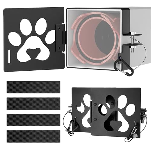 UBeesize Aluminum RV Bumper End Caps for 4' Camper Bumpers, Dog Paw, 2-Pack