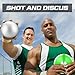 VercanMonth 2 Pcs Throwing Discus and Iron Shot Put Ball Set 1 kg Training Discus 8 lb Shot Put Track and Field Training Equipment for Boys Girls Beginners School Throwers Outdoor Practice (Green)