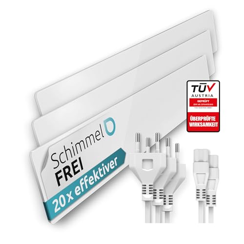 ELIAS Schimmel Dry – Schimmelentferner Wand & Bad -ohne Chemie für immer Schimmelfrei – Die Alternative zum Schimmelspray und zur Schimmelfarbe innen Weiß