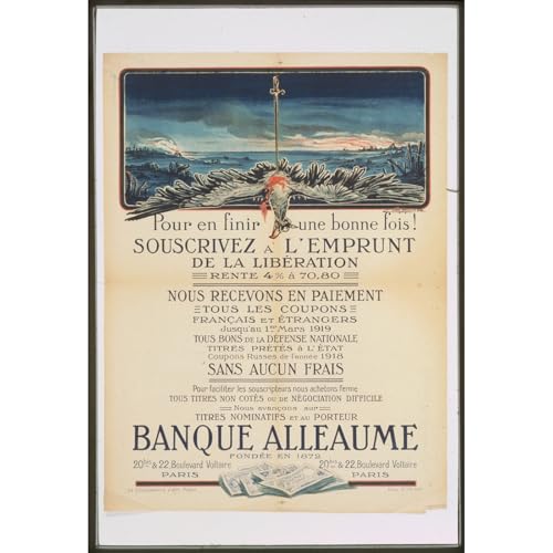Toile roulée vintage Pour la libération grand format pour personnaliser un salon contemporain