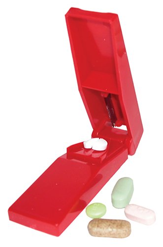 DMI Pill Cutter, Heavy-Duty Plastic, Splits most any Pills