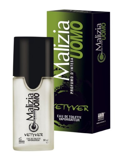 Malizia Uomo vetyver Eau de Toilette, 50 ml, perfume en Vaporizador