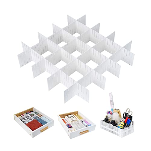 Avilia Divisore per Cassetti 49,5x10cm - Set di 6 Pezzi: Ottimizza l'Organizzazione dei Tuoi Cassetti con questi Divisori Pratici