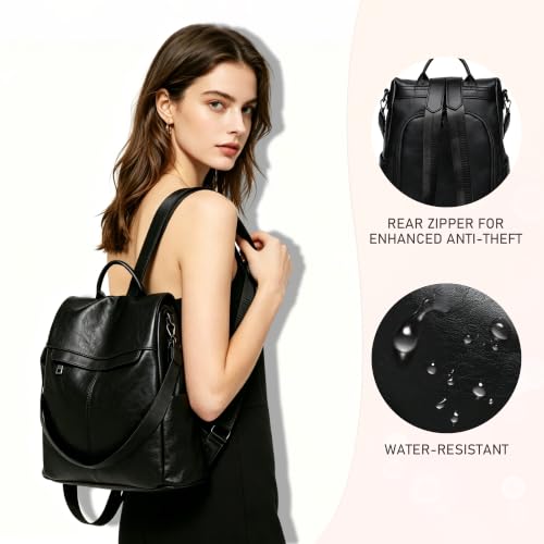 Miniatura 2 de Shepretty Bolso Mochila Mujer Casual Antirrobo Bolso De Mano,0998-24